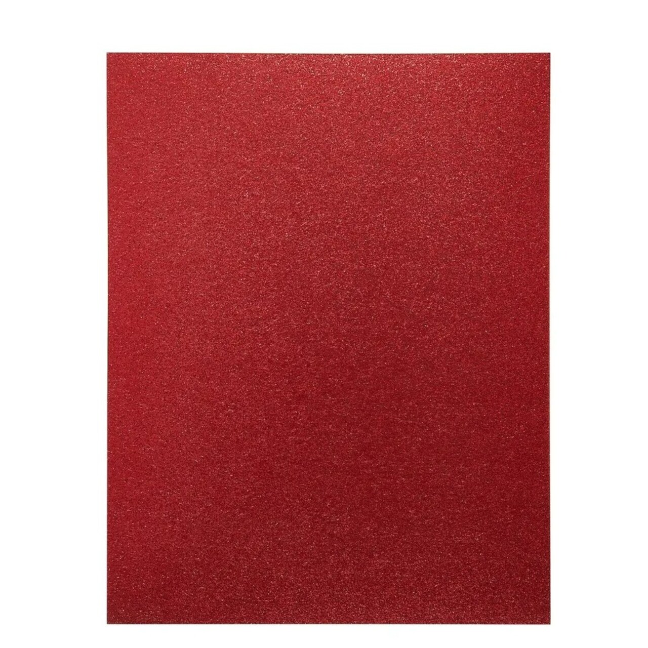 30 Sheets Glitter Red Cardstock Paper for DIY Crafts, 300GSM, 8.5 x 11 In